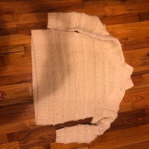 Lou & Grey White Turtleneck